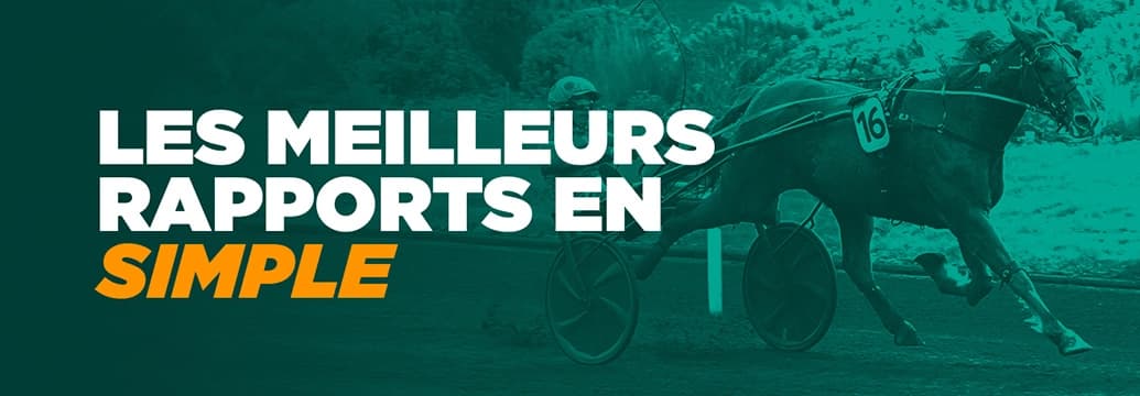 TURF : Les meilleurs rapports en Simple